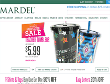 Tablet Screenshot of mardel.com